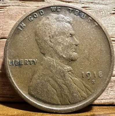 1918 S Lincoln Cent • $3