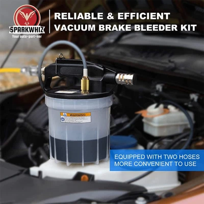$56 • Buy 2L Car Brake Bleeding Clutch Fluid Bleeder Pneumatic Vacuum Pump Tester Tool Kit