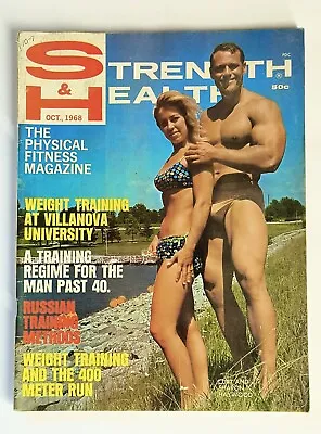 Oct 1968 Strength & Health Body Building Muscle Magazine Curt Sharon Haywood L1 • $13.19