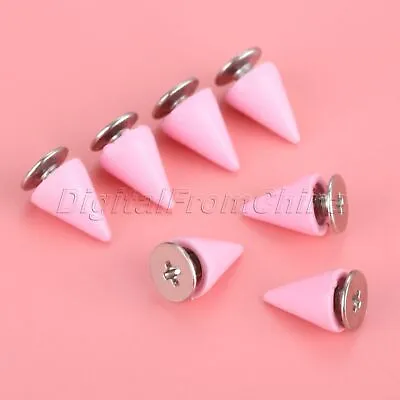 $3.20 • Buy Mutil Color Spike Studs Bullet Cone Leather Craft Rivets Metal 0.28 *0.39  20Pcs