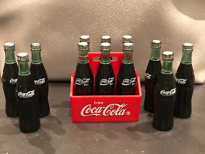Vintage Coca Cola Miniature Bottles Thai X 6  Original X6 And Crate • £69.98