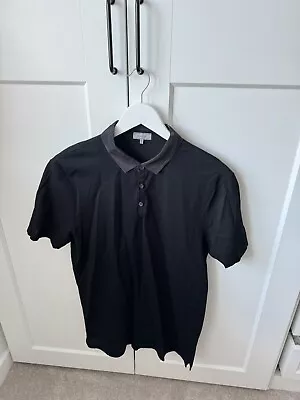 Men’s Black Lanvin Polo Shirt • £20.99