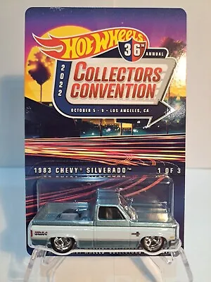 Hot Wheels  36th Annual Collectors Convention 1983 Chevy Silverado + Patch • $290
