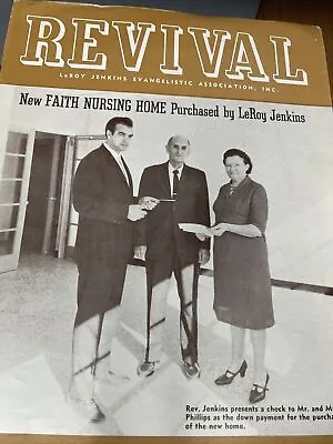 Leroy Jenkins - Revival Magazine - Feb 1964 - Pentecostal Healing Evangelist • $19.99