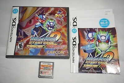 Mega Man Starforce 2 Zerker X Saurian (Nintendo DS) Complete  • $83.99