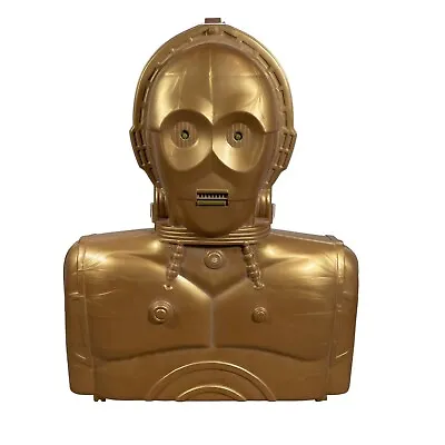 Star Wars C-3PO Carrying Case Talking Lights 1996 Action Figure Vintage TESTED • $40