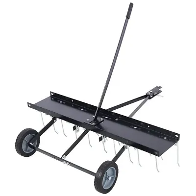 40-Inch Lawn Sweeper Tow Behind Dethatcher Tine Tow Dethatcher Pull Behind Mower • $98.98