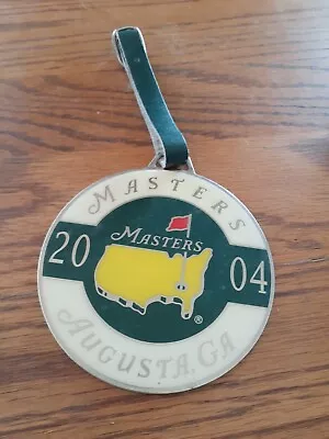 2004 Masters AUGUSTA GOLF TOURNAMENT Bag TAG (Winner) PHIL MICKELSON • $19.99