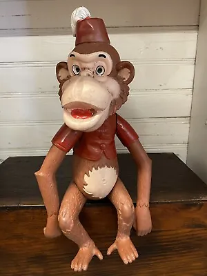 Vintage Toy Organ Grinder Monkey AD Bulone 1962  • $49.99