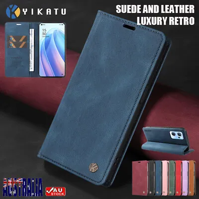 For OPPO A79 A58 A78 A96 A57 A74 Find X3 X5 Magnetic Leather Case Wallet Cover • $13.59