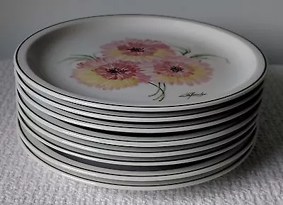 VA Block ~ Portugal ~ 8  Porcelain Salad / Dessert Plate(s) ~ 8 Available • $7.50