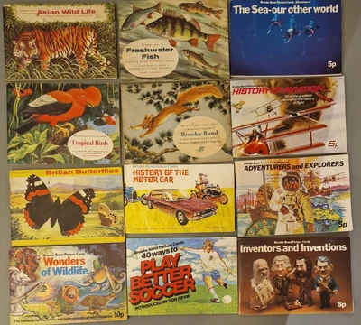 £0.99 • Buy Joblot Of Brooke Bond Tea Card Albums. 12 Complete Sets