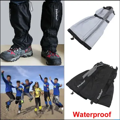 Hiking Gaiters Waterproof Trousers Pants Fishing Walking Men Women Rain Outdoor • £7.59