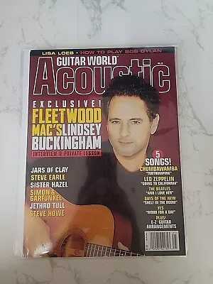 GUITAR WORLD ACOUSTICS Fleetwood Mac Lindsey Buckingham 5 Songs  (CP376) • $19.99