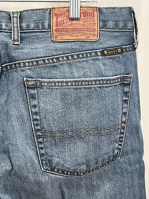 Lucky Brand Vintage Reg Inseam Straight Jeans Men’s  34x31 Dungarees • $15