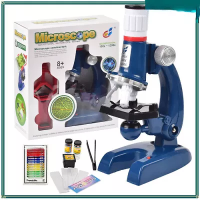 100/400/1200X LED Microscope For Home School Science Educational Microscope Toy • $34.20