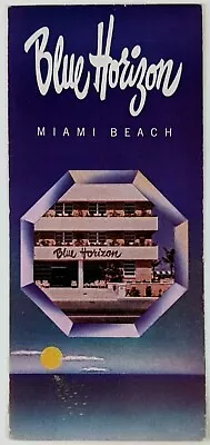 1951 Miami Beach Florida Blue Horizon Hotel 89th Ave Vintage Travel Brochure FL • $14.50