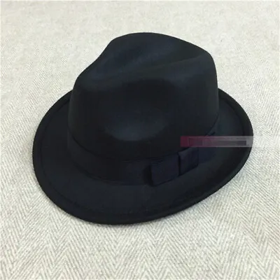 Michael Jackson Smooth Criminal Hat Cospay Custome Black Whote Adult Kid Prop • $34.27