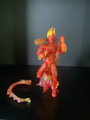 Marvel Legends Human Torch Series Ii Toybiz Action Figure Fantastic 4! S9 • $17