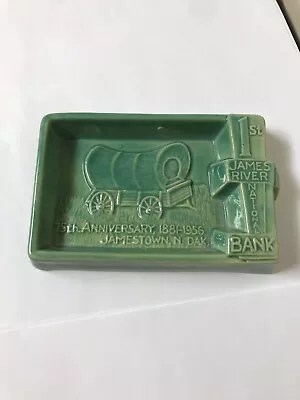 Rosemeade Ashtray Wall Hanging Jamestown 1st James River National Bank • $59