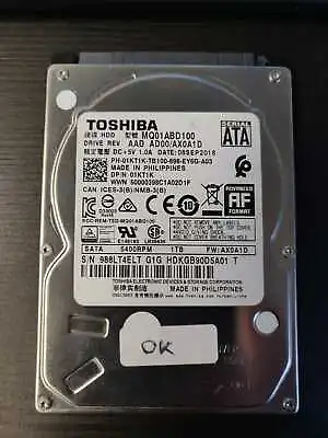 Toshiba 2.5  SATA HDD 1TB MQ01ABD100 PCB G003235C • £33.99