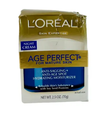 Loreal Age Perfect Night Cream 2.5 Ounce Jar • $29.99