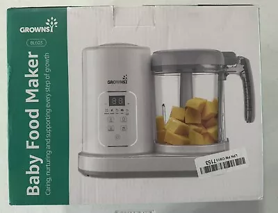 GROWNSY Baby Food Maker | Baby Food Processor | All-in-One (7-in-1) White BL603 • $41.99