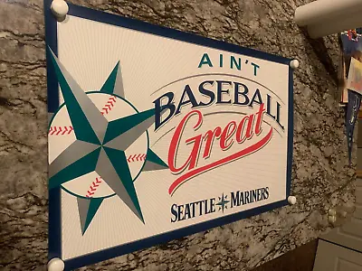 2002 SGA Ain't Baseball Great Seattle Mariners 22X34 Poster MLB Baseball NICE MT • $8.88