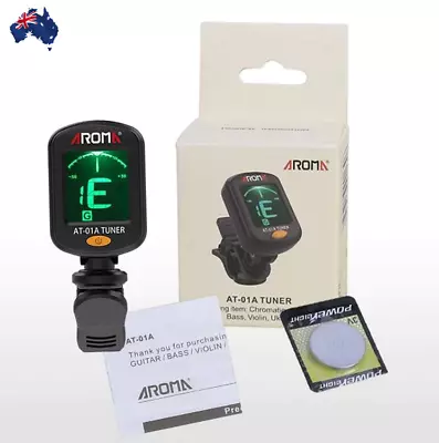 $9.98 • Buy Digital Tuner Bass Guitar Violin Ukulele Tuner Bright LCD+Battery NEW