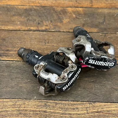 Shimano PD-M520 Clipless Pedals Mountain Bike SPD 9/16 In Vintage  Black C3 • $26.99
