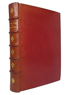 The Oxford Book Of English Verse By Arthur Quiller-couch Fine Zaehnsdorf Binding • $554.92