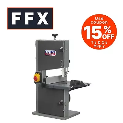 Sealey SM1303 Professional Bandsaw 200mm Bench Mounted Tilting Table Band Saw • £134.95