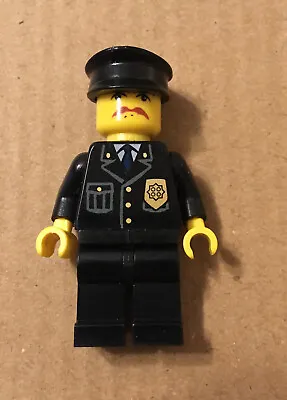 £3.80 • Buy LEGO Cty0153 Minifigure City Police Suit Blue Tie And Badge, Brown Moustache