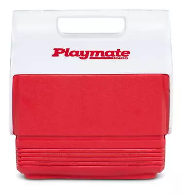 IGLOO Playmate Mini 4 QT Hard Cooler - Red/White Storage NEW • $18.23