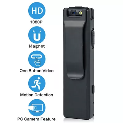 Mini Camera Full Hd 1080P Micro Body Camcorder Dv Video Recorder Met Smart H YK • £19.15