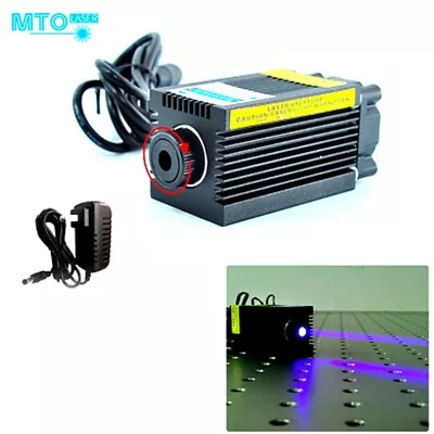 $84.14 • Buy 450nm 1W 1000mW Blue Laser Module For DIY Laser Cutter With 12V Adapter