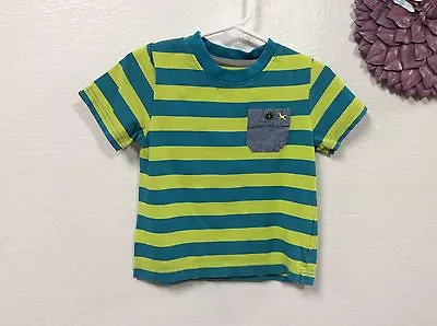 Eddie Bauer Infant Boys Shirt Size 18 To 24 Months Blue Green 135 • $7.99