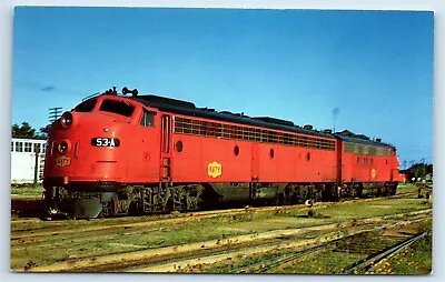 Postcard Missouri-Kansas-Texas RR No 53-A & 81-A At Parsons KS 1960 G175 • $7.48