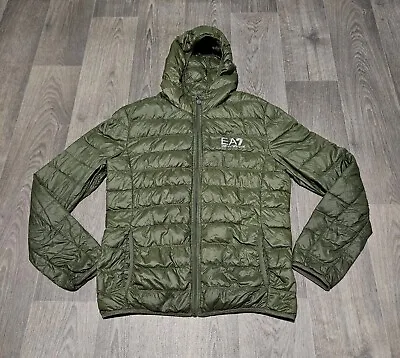 Emporio Armani EA7 ' Padded ' Jacket - Mens Large - Green - Excellent Condition • £47