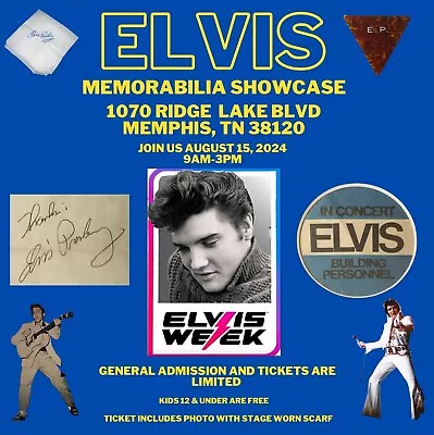 Elvis Presley - Elvis Week 2024 Event Ticket • $50