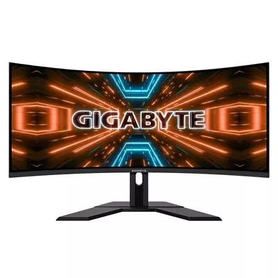 Gigabyte 34in UWQHD VA 144Hz Freesync Premium Curved Gaming Monitor (G34WQC-A) • $554