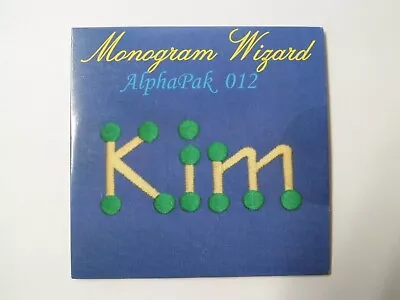 Monogram Wizard AlphaPak 012 Custom Monogram Software Fonts Disc Needleheads • $9.95