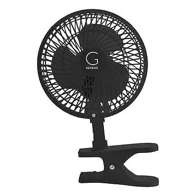 Genesis 6-Inch Clip-On Fan-Convertible Table-Top&Clip Fan Fully Adjustable Head • $15.99