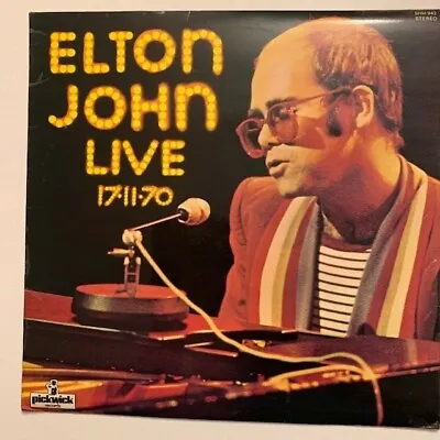 £6.99 • Buy Elton John Live 17.11.70 12  Vinyl Lp Record  Pickwick Shm 942