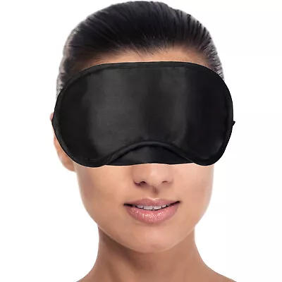 RiptGear Sleep Mask For Men And Women Ultralight Sleeping Eye Mask - Black • $9.95