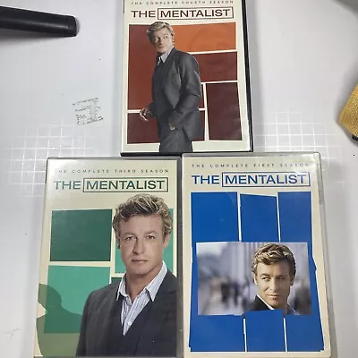 The Mentalist - The Complete Seasons 1 3 And Four (DVD 2009-2011) • $19.99