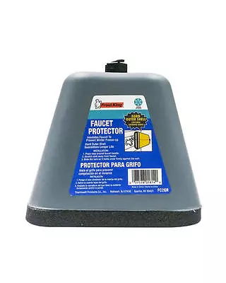 Durable Outdoor Foam Insulated Faucet Cover W/ Hard Plastic Shell Freeze Protect • £11.02