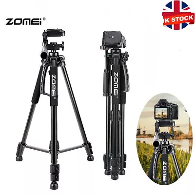 Zomei Q1200 Professional Tripod Travel Monopod Adjustable Stand For DSLR Camera • £16.99