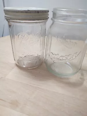 $25 • Buy Vintage Ball Refrigerator Freezer Short Mason & Vintage Mason Storage Jars