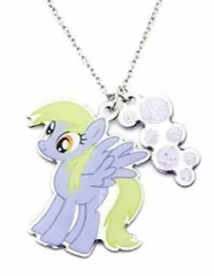 My Little Pony Stainless Steel Dual Pendant Necklace - Derpy Hooves / Muffins • $34.95